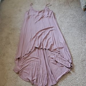 Dry Goods Pink high low dress